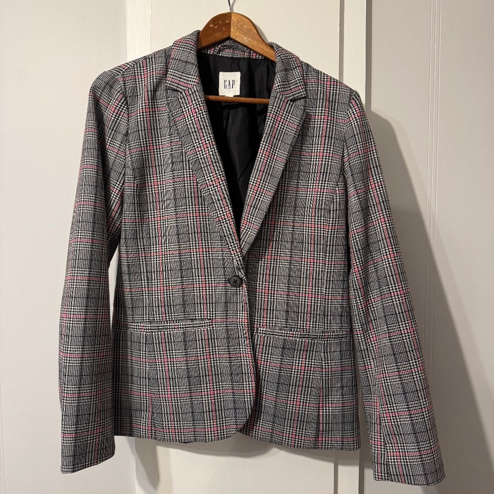 Gap Plaid Blazer